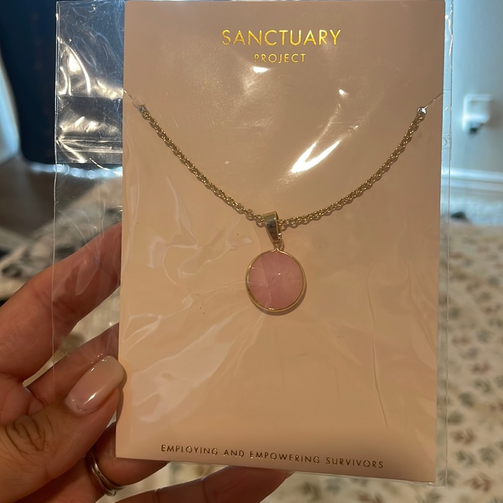 Rose serenity necklace